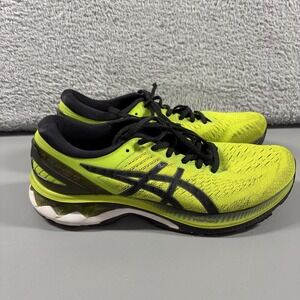 ASICS Shoes Sneakers Mens 9 GEL Kayano 27 Lime Zest High Visibility Neon
